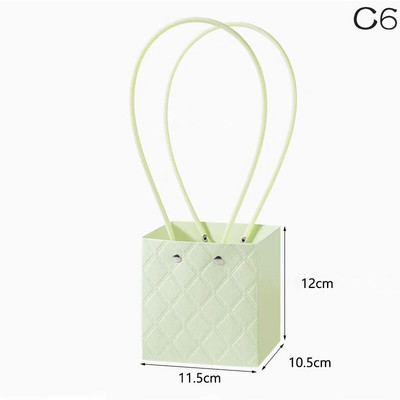 Hordozható virág csomagoló doboz esküvői dekoráció ajándéktáska kézitáska Valentin-napi születésnapi parti dekoráció barkács csokor csomagolás