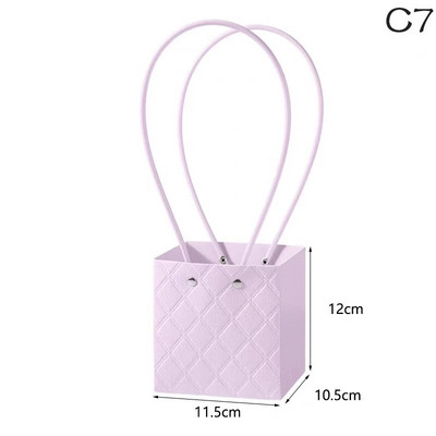 Hordozható virág csomagoló doboz esküvői dekoráció ajándéktáska kézitáska Valentin-napi születésnapi parti dekoráció barkács csokor csomagolás