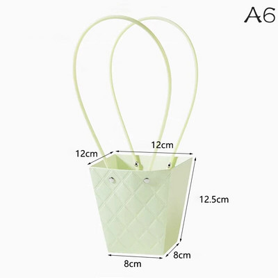 Hordozható virág csomagoló doboz esküvői dekoráció ajándéktáska kézitáska Valentin-napi születésnapi parti dekoráció barkács csokor csomagolás