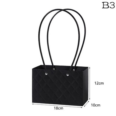 Hordozható virág csomagoló doboz esküvői dekoráció ajándéktáska kézitáska Valentin-napi születésnapi parti dekoráció barkács csokor csomagolás