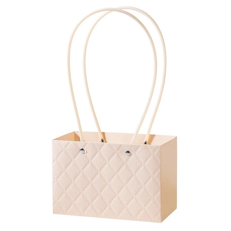 Hordozható virág csomagoló doboz esküvői dekoráció ajándéktáska kézitáska Valentin-napi születésnapi parti dekoráció barkács csokor csomagolás