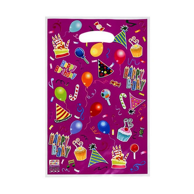 10/20/30 db Színes nyomtatott ajándéktasak Esküvői Születésnapi Party Favor Pouch Loot Bags Csomagolótáskák gyerekeknek Születésnapi tasak