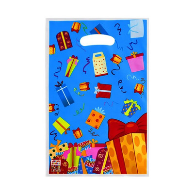 10/20/30 db Színes nyomtatott ajándéktasak Esküvői Születésnapi Party Favor Pouch Loot Bags Csomagolótáskák gyerekeknek Születésnapi tasak