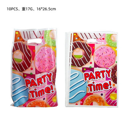 10/20/30 db Színes nyomtatott ajándéktasak Esküvői Születésnapi Party Favor Pouch Loot Bags Csomagolótáskák gyerekeknek Születésnapi tasak