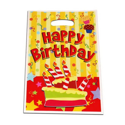 10/20/30 db Színes nyomtatott ajándéktasak Esküvői Születésnapi Party Favor Pouch Loot Bags Csomagolótáskák gyerekeknek Születésnapi tasak