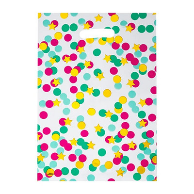 10/20/30 db Színes nyomtatott ajándéktasak Esküvői Születésnapi Party Favor Pouch Loot Bags Csomagolótáskák gyerekeknek Születésnapi tasak