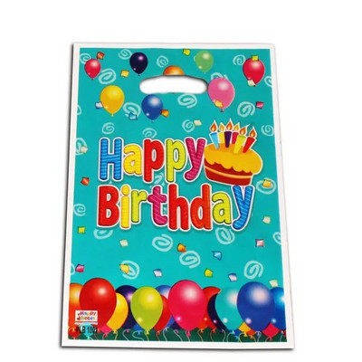 10/20/30 db Színes nyomtatott ajándéktasak Esküvői Születésnapi Party Favor Pouch Loot Bags Csomagolótáskák gyerekeknek Születésnapi tasak