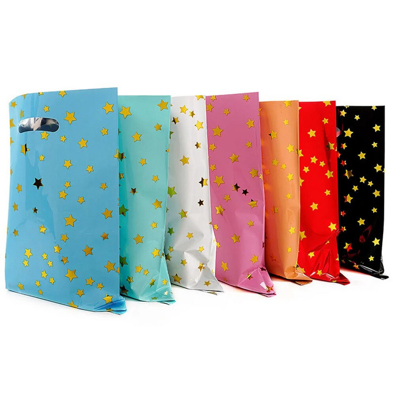 10/20/30 db Színes nyomtatott ajándéktasak Esküvői Születésnapi Party Favor Pouch Loot Bags Csomagolótáskák gyerekeknek Születésnapi tasak