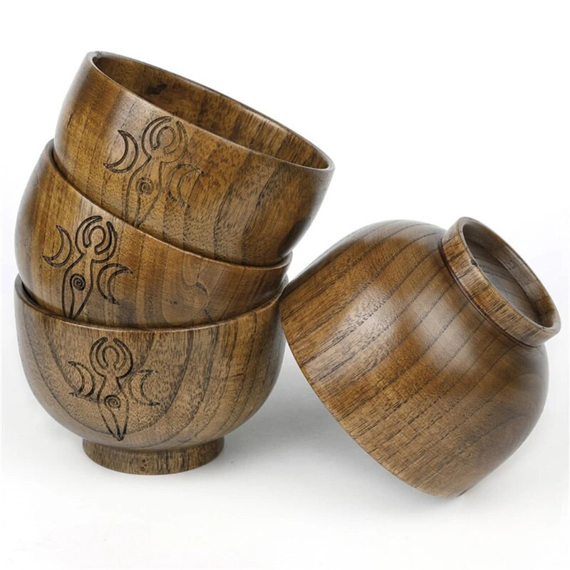 Oltári tál Kézzel készített fatálak Rituális étkészlet Szertartás Holdjóslás Asztrológiai eszköz Társasjáték Boszorkány kellék S06 21