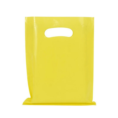 10/20 db egyszínű ajándéktasakok Hordozható táska Cukortáska ékszerek Műanyag csomagolótáska fogantyúval Születésnapi esküvői parti kellék