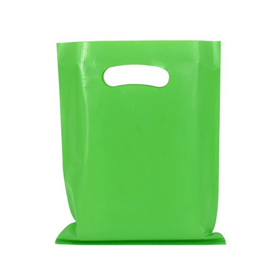 10/20 db egyszínű ajándéktasakok Hordozható táska Cukortáska ékszerek Műanyag csomagolótáska fogantyúval Születésnapi esküvői parti kellék