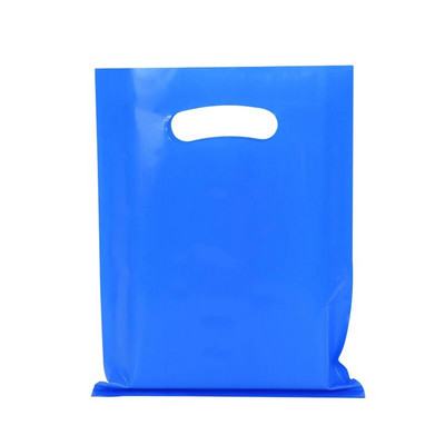 10/20 db egyszínű ajándéktasakok Hordozható táska Cukortáska ékszerek Műanyag csomagolótáska fogantyúval Születésnapi esküvői parti kellék