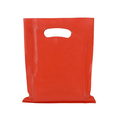 10/20 db egyszínű ajándéktasakok Hordozható táska Cukortáska ékszerek Műanyag csomagolótáska fogantyúval Születésnapi esküvői parti kellék