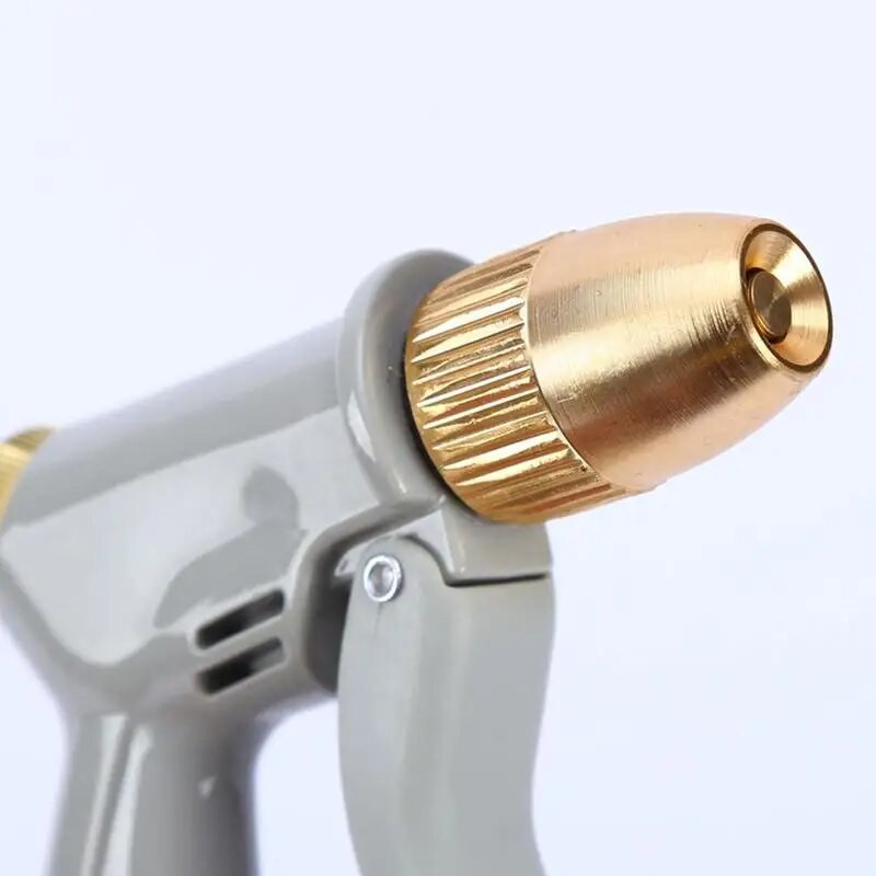 Hordozható nagynyomású vízipisztoly, állítható fémtisztító autómosógép kerti öntözőcső fúvóka locsoló hab vízpisztoly