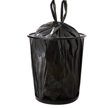 50 ΤΕΜ Χειρολαβή φορητή σακούλα σκουπιδιών Πυκνωμένη πλαστική σακούλα μιας χρήσης Σακούλες σκουπιδιών Κάδος απορριμμάτων Σακούλες απορριμμάτων 1 ντουζίνα