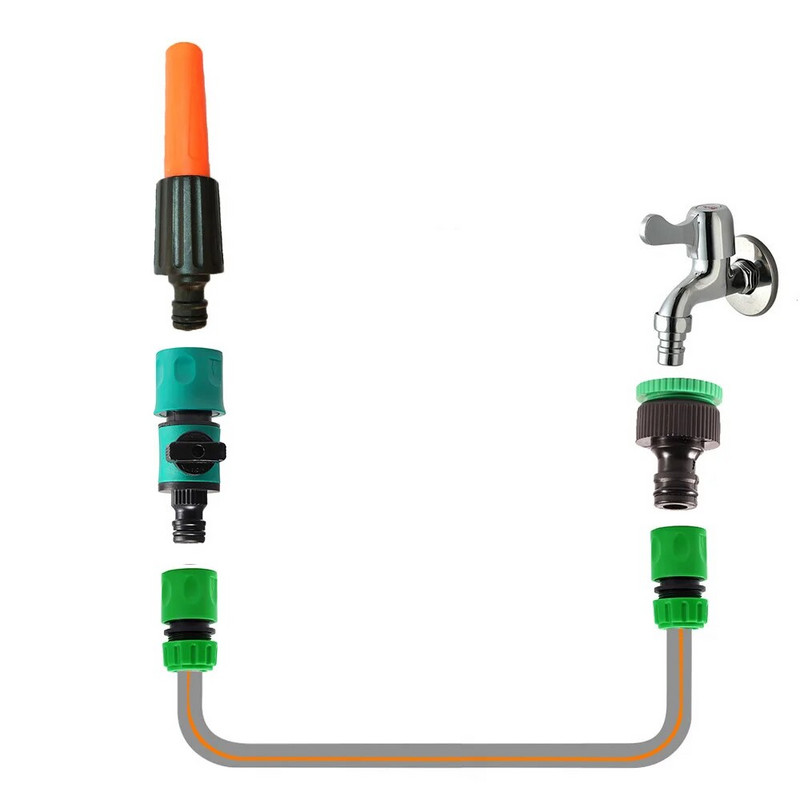 Állítható közvetlen befecskendezéses vízpisztoly kerti öntözés öntöző locsoló nagynyomású autómosó fúvóka háztartási tisztítószer