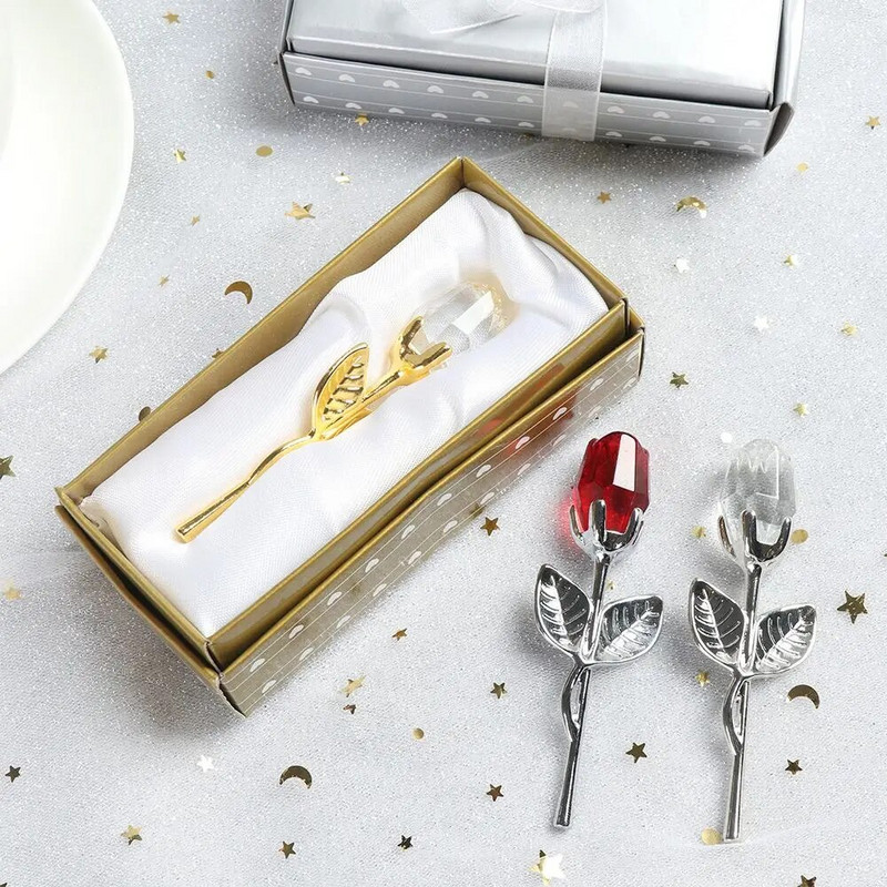 Suvenyrai Papuošalai Dovanos Vestuvės Gėlės, amatai, netikra rožė Dirbtinė gėlė, krištolinė rožė