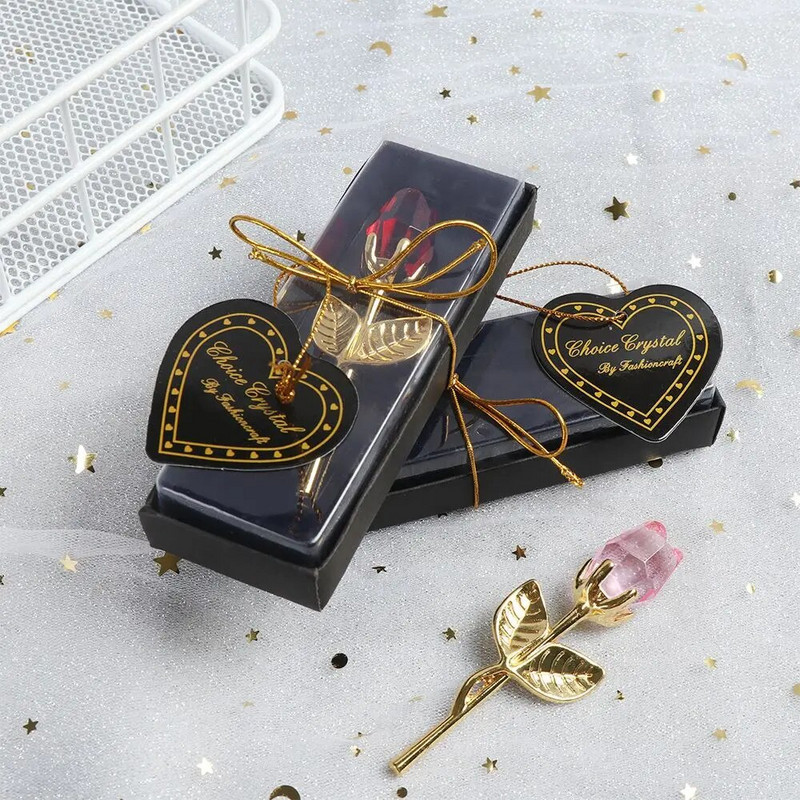 Suvenyrai Papuošalai Dovanos Vestuvės Gėlės, amatai, netikra rožė Dirbtinė gėlė, krištolinė rožė