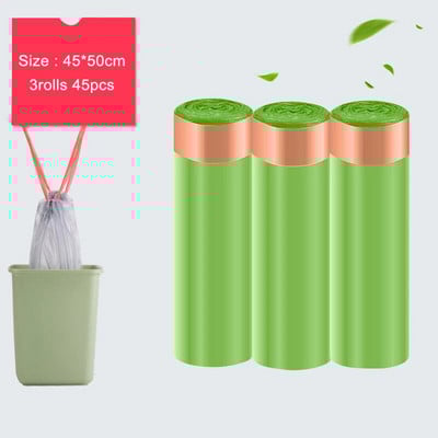 3 rolky vreca na odpadky, zahusťovacie jednorazové vrecko na odpadky do kuchyne, odpadkové koše, domáce odpadkové koše, vrecia na odpadky pre domáce zvieratá, prenosné vrecia na odpadky