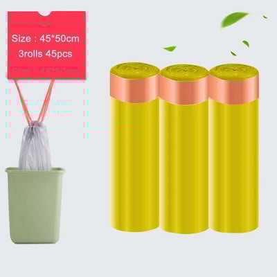 3 rolky vreca na odpadky, zahusťovacie jednorazové vrecko na odpadky do kuchyne, odpadkové koše, domáce odpadkové koše, vrecia na odpadky pre domáce zvieratá, prenosné vrecia na odpadky