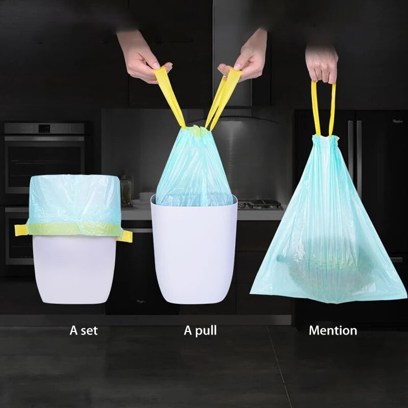 3 rolky vreca na odpadky, zahusťovacie jednorazové vrecko na odpadky do kuchyne, odpadkové koše, domáce odpadkové koše, vrecia na odpadky pre domáce zvieratá, prenosné vrecia na odpadky