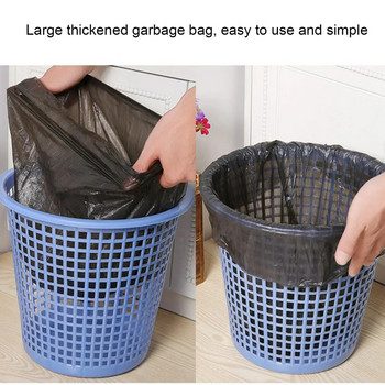 Hot New Portable Thickened Asbage bags Οικιακή Προσιτή Κουζίνα Μαύρο Γιλέκο Τύπος Κάδος Σκουπιδιών Πλαστικές Σακούλες Γρήγορη παράδοση