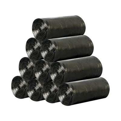 Vruće nove prijenosne podebljane vreće za smeće Pristupačne za kućanstvo Kuhinjski crni prsluk Vrsta kante za smeće Plastične vrećice Brza dostava