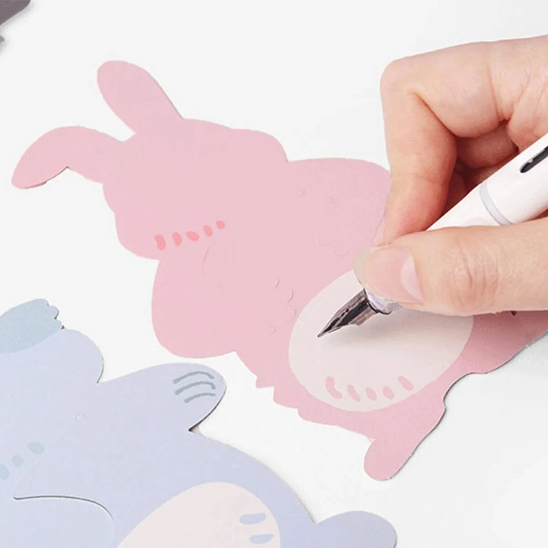 10/30/50 DB húsvéti nyuszi papír nyalóka kártyák édességet csomagoló zacskók születésnapi húsvéti parti dekorációhoz, gyerekeknek ajándékok