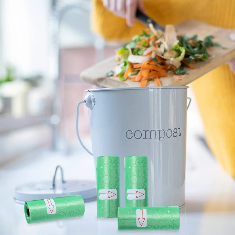 10 ritinėlių lauke vienkartiniai kūdikių vystyklų maišeliai Naudingi šiukšlių maišai Šiukšlių maišai