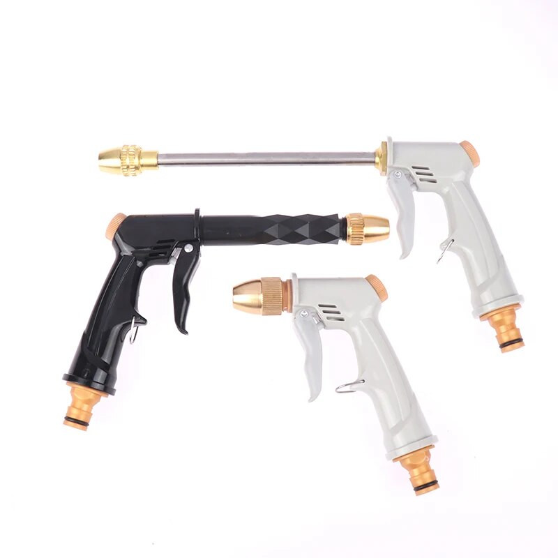 Nešiojamas aukšto slėgio vandens pistoletas Reguliuojamas metalo valymo automobilių plovimo mašina Sodo vandens žarnos antgalis Purkštukas Putų vandens pistoletas