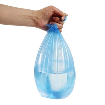 5 ρολά 100 τεμ. Θήκη σκουπιδιών μιας χρήσης οικιακής χρήσης Σακούλες σκουπιδιών αποθήκευσης κουζίνας Σακούλα απορριμμάτων καθαρισμού PE Πλαστική σακούλα bolsas de basura