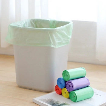 1 ρολό Σακούλες σκουπιδιών 45*50 εκ. Μονόχρωμο πάχος Βολικές περιβαλλοντικές σακούλες καθαρισμού απορριμμάτων Αποθήκευση απορριμμάτων Πλαστική σακούλα σκουπιδιών