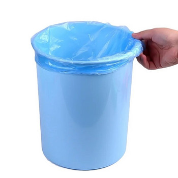 1 ролка 45*50 см торби за боклук Едноцветни дебели удобни екологични торби за почистване на боклук Съхранение на отпадъци Пластмасова торба за боклук