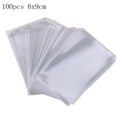 100 tk OPP kilekotid, läbipaistvad tsellofaanikotid