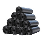 Nova vreća za smeće za kućanstvo, zadebljana, srednja i velika crna prijenosna jednokratna plastična vrećica tipa prsluka S1487