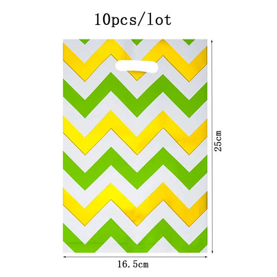 10kom Sretan rođendan Poklon vrećice od aluminijske folije Zvjezdice Plastične vrećice za rođendanske zabave Slatkiši Kolačići Plastične vrećice