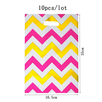 10kom Sretan rođendan Poklon vrećice od aluminijske folije Zvjezdice Plastične vrećice za rođendanske zabave Slatkiši Kolačići Plastične vrećice