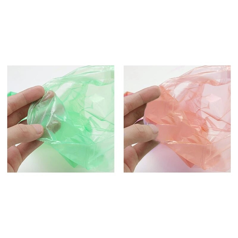 2 role 50 X 46 cm vreća za smeće jednobojne debele ekološke plastične vreće za smeće Jednokratna plastična vrećica, zelena i crvena