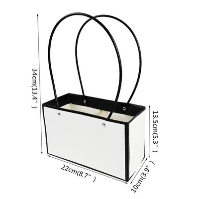 Prijenosna vodootporna kutija za cvijeće Košara s papirom Kutija za pakiranje umjetnog cvijeća Kućni dekor Rođendanska svadbena dekoracija