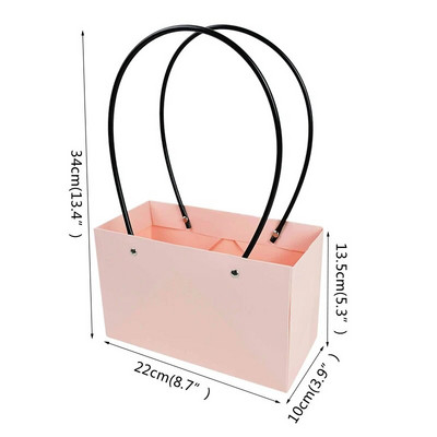 Prijenosna vodootporna kutija za cvijeće Košara s papirom Kutija za pakiranje umjetnog cvijeća Kućni dekor Rođendanska svadbena dekoracija