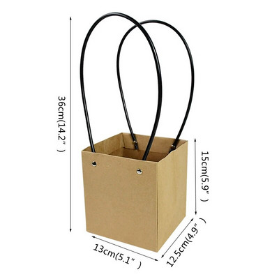 Prijenosna vodootporna kutija za cvijeće Košara s papirom Kutija za pakiranje umjetnog cvijeća Kućni dekor Rođendanska svadbena dekoracija