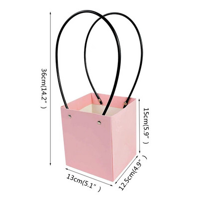 Prijenosna vodootporna kutija za cvijeće Košara s papirom Kutija za pakiranje umjetnog cvijeća Kućni dekor Rođendanska svadbena dekoracija