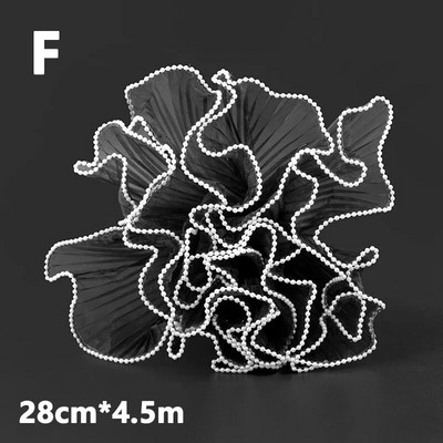 28cmx4.5M Papir za zamatanje cvijeća Valovita pređa Pakiranje buketa za cvjećare Čipkana mreža Buketi za cvjećare Potrepštine za pakiranje poklona