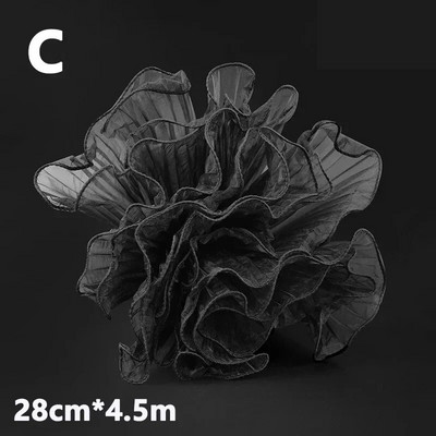 28cmx4.5M Papir za zamatanje cvijeća Valovita pređa Pakiranje buketa za cvjećare Čipkana mreža Buketi za cvjećare Potrepštine za pakiranje poklona