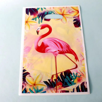 10 tk/partii Ükssarviku peokotid lastele sünnipäevakaunistuseks Ükssarviku flamingo kinkekotid Plastikust käepidemetega pulmapeokott