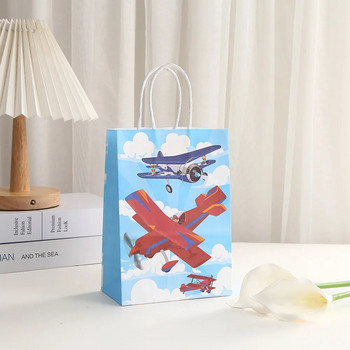 Αεροσκάφος Goodie Bag 6τμχ Διακοσμήσεις για πάρτι γενεθλίων αεροπλάνου Παιδικό δώρο γενεθλίων Κέρασμα Σχολικά είδη Διακόσμηση ντους μωρού