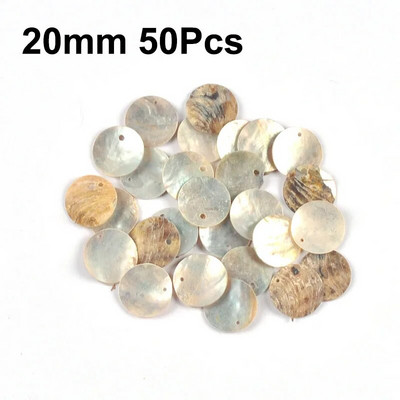 Nedovršene prirodne okrugle školjke privjesak DIY Scrapbooking pribor za rukotvorine Školjke Ručno izrađeni dodaci Kućni dekor c3296