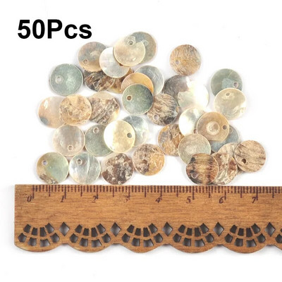 Nedovršene prirodne okrugle školjke privjesak DIY Scrapbooking pribor za rukotvorine Školjke Ručno izrađeni dodaci Kućni dekor c3296