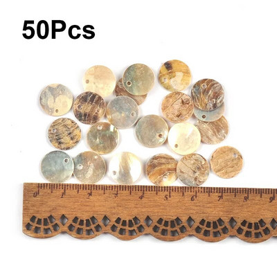 Nedovršene prirodne okrugle školjke privjesak DIY Scrapbooking pribor za rukotvorine Školjke Ručno izrađeni dodaci Kućni dekor c3296