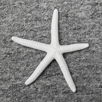 Dropshipping!! Τεχνητός αστερίας μονόχρωμη διακοσμητική ρητίνη παραλίας Παράκτιος αστερίας Ναυτικό στολίδι για γάμο